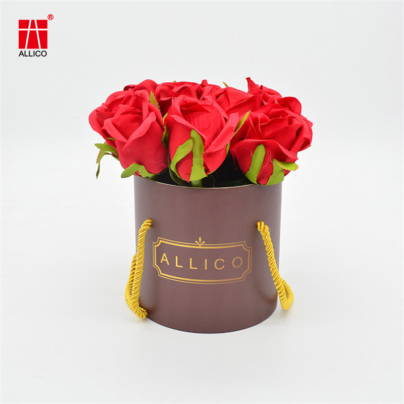 Wholesale 600-1000gsm CMYK Brown Flower Bouquet Gift Box Multi Colors Handmade from china suppliers