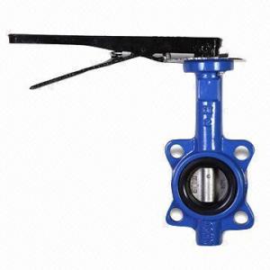 Wholesale Cast Iron Butterfly Valve in Wafer/Lug/Grooved Types, with Resilient Seat and Stainless Steel Shaft  from china suppliers