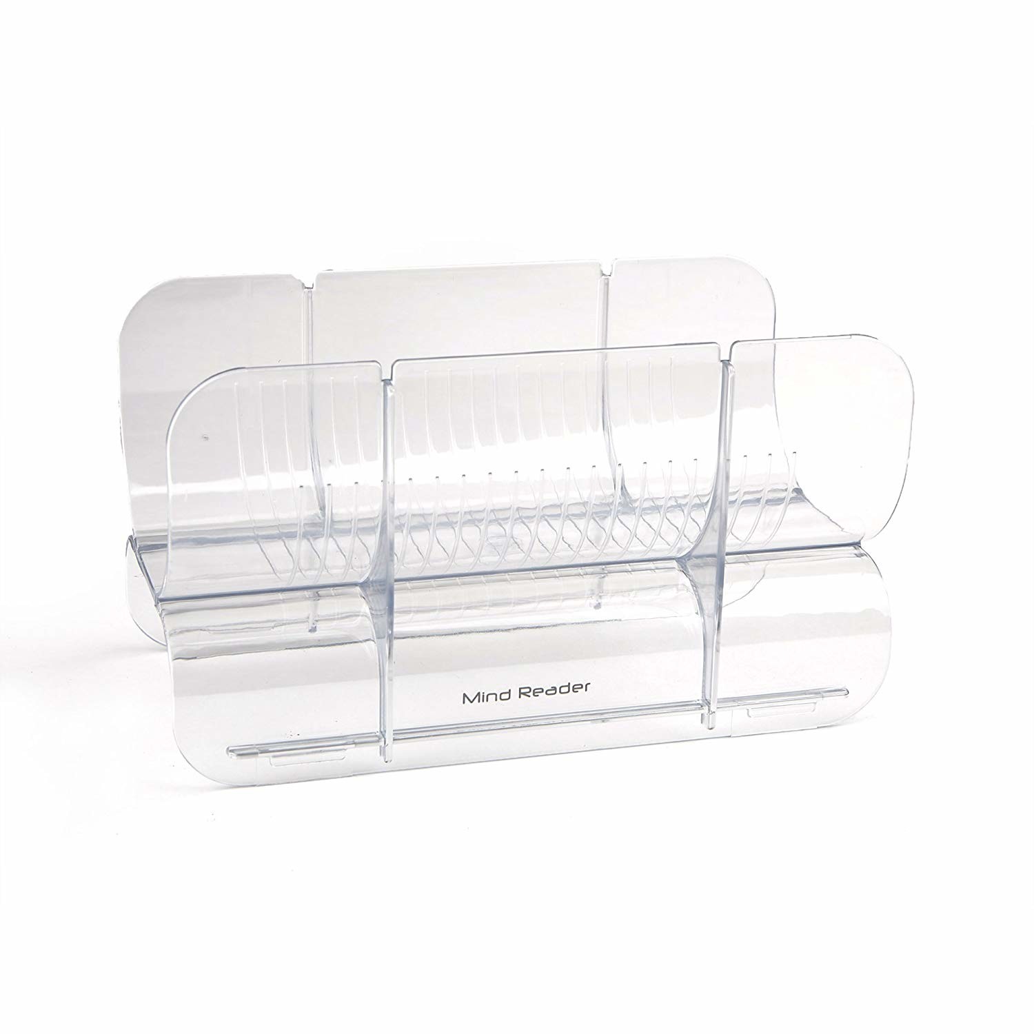 Double Wine Acrylic Bottle Rack Table Top Clear Lucite Display