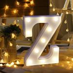 China LED Marquee Letter Lights Sign, Light Up Alphabet Letter for Home Party Wedding Decoration Z for sale