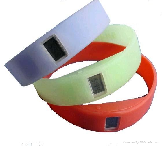 Wholesale Embossed rubber silicone ion sport watch, silicone armbands, wide silicone bracelets from china suppliers