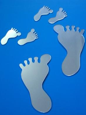 Wholesale High Quality Foot Shape Acrylic Mirror Sheets from china suppliers