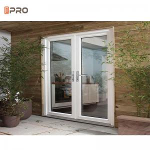 Wholesale Aluminum Glass Hinged Door Double Entrance Casement Door For Toilet from china suppliers