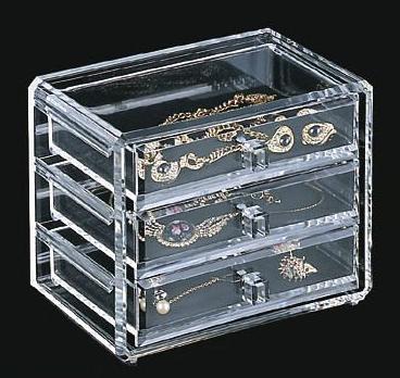 Wholesale Quick Delivery Acrylic Jewelry Box With customer's Logo from china suppliers