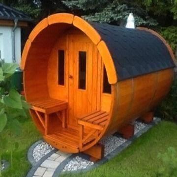 Wholesale Modern Outdoor 2012 New Design Barrel Sauna Room from china suppliers
