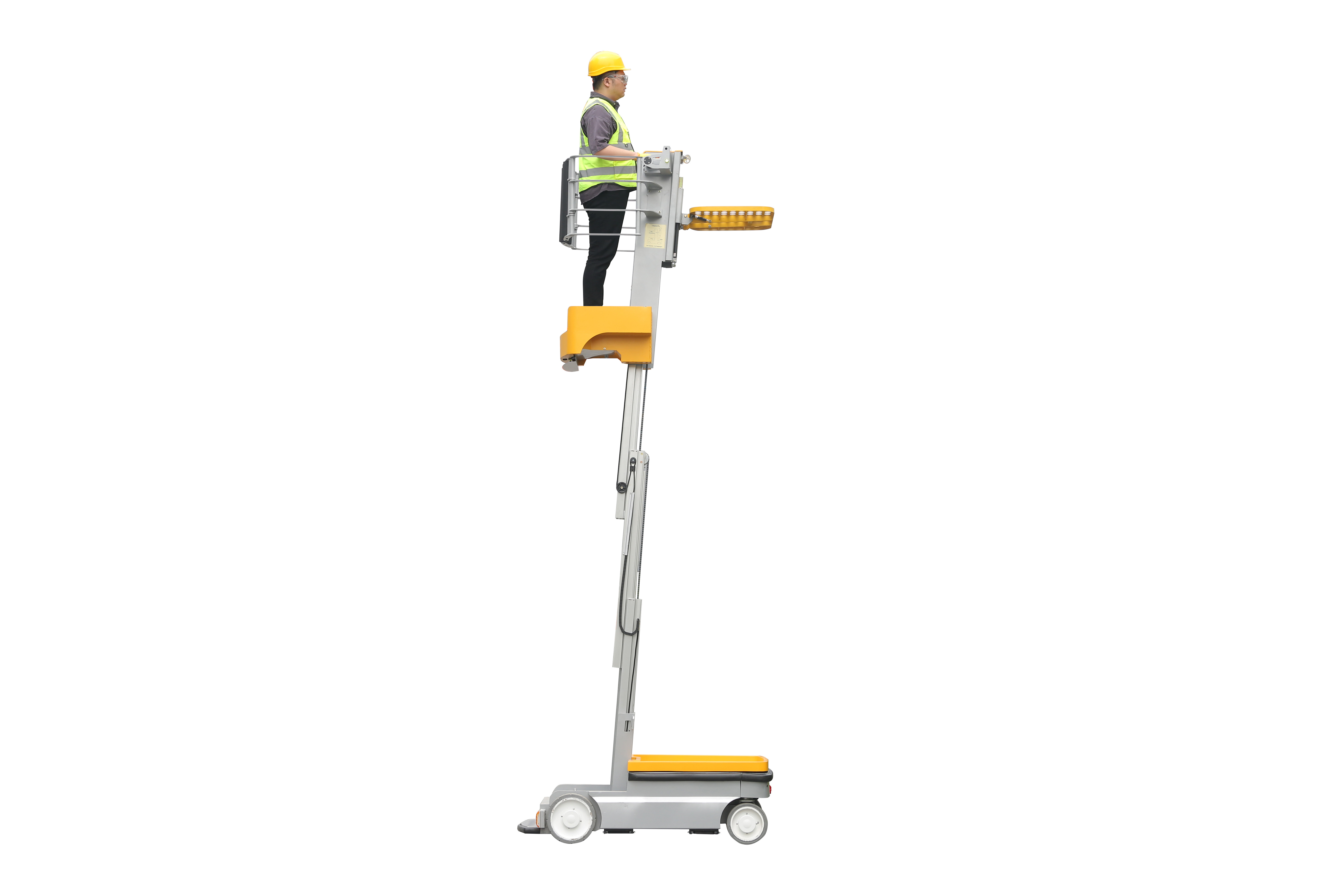 Wholesale Vertical Mast Type One Man lift Electric Aerial Work Platform Order Picker For Warehouse from china suppliers
