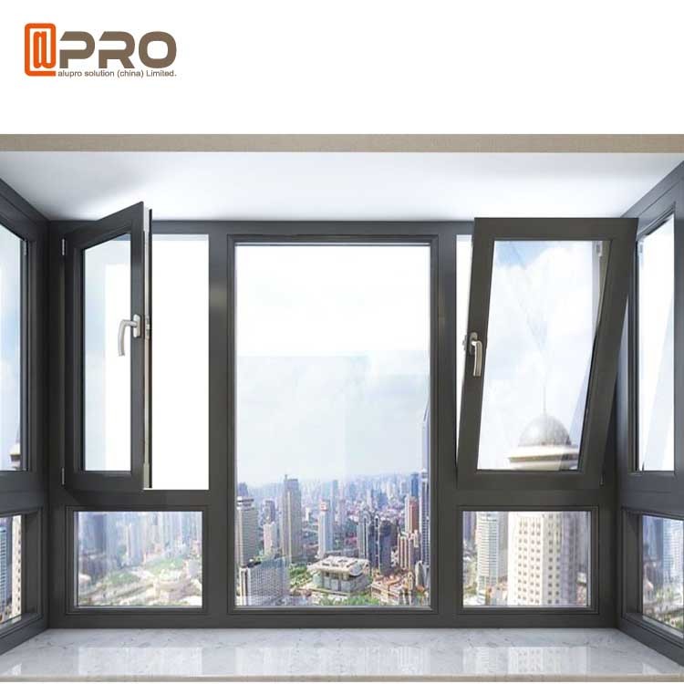 Wholesale Waterproof Tilt And Turn Aluminium Windows / Commercial Windows And Doors from china suppliers