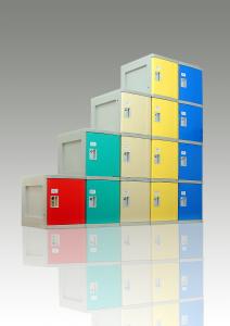 Wholesale Keyless Security ABS Plastic Lockers For Employee, Water Resistant smart Lockers from china suppliers