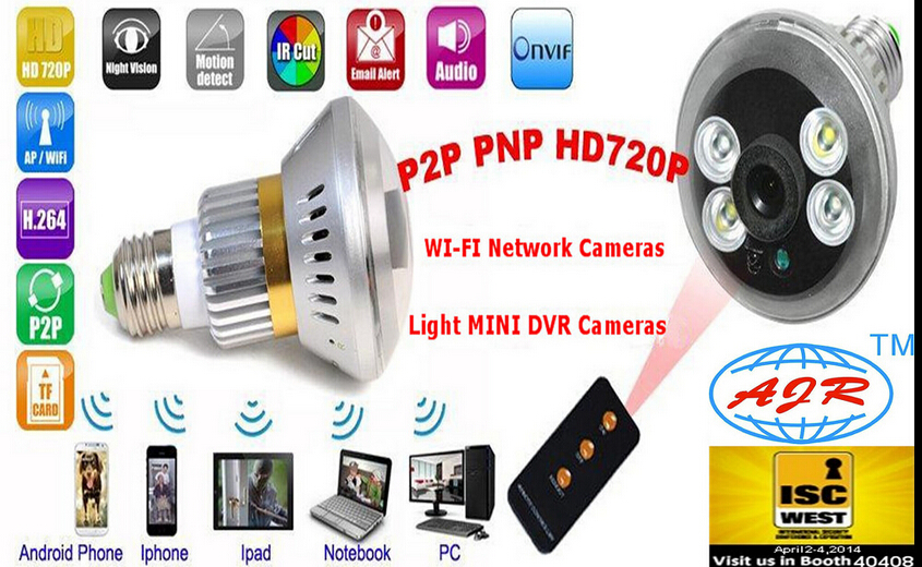 Wholesale Plug and play h.264 battery hidden camera wifi motion detection, sd card dvr, night vision, Android iPhone app from china suppliers