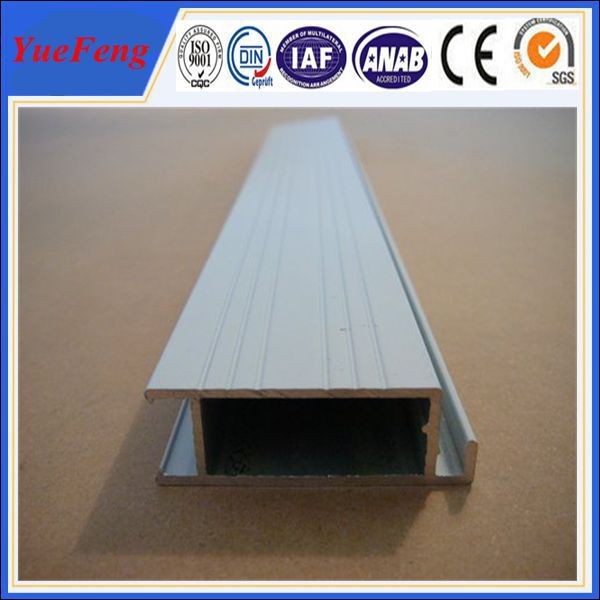 Wholesale extruded aluminum rail price, aluminium profiles frame with painting(powder coating) from china suppliers