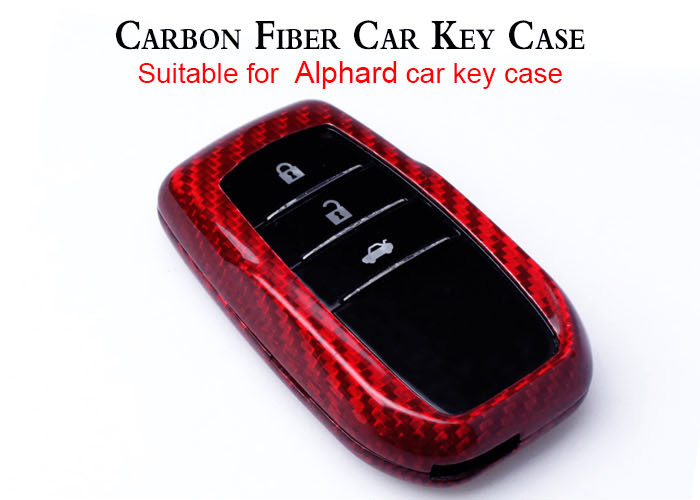 Wholesale Anti Slip Slick Surface Carbon Fiber Key Case For Alphard from china suppliers