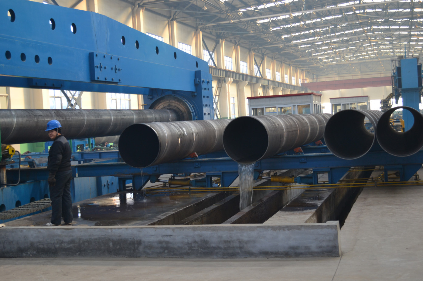 Wholesale API 5L X42 X60 X65 X70 X52 800mm Large Diameter SSAW/LSAW Carbon Spiral Welded Steel Pipe/black coated steel pipe from china suppliers