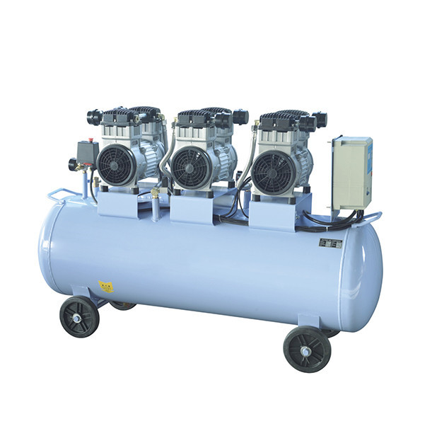 Wholesale 3 Head Silent Air Compressor Noiseless 210L Min Air Cooling from china suppliers