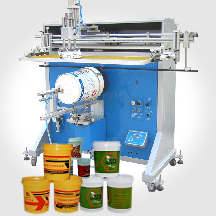 Buy cheap Plastic Paint Gallon Bucket Screen Printing Machine Microprocessor control from wholesalers