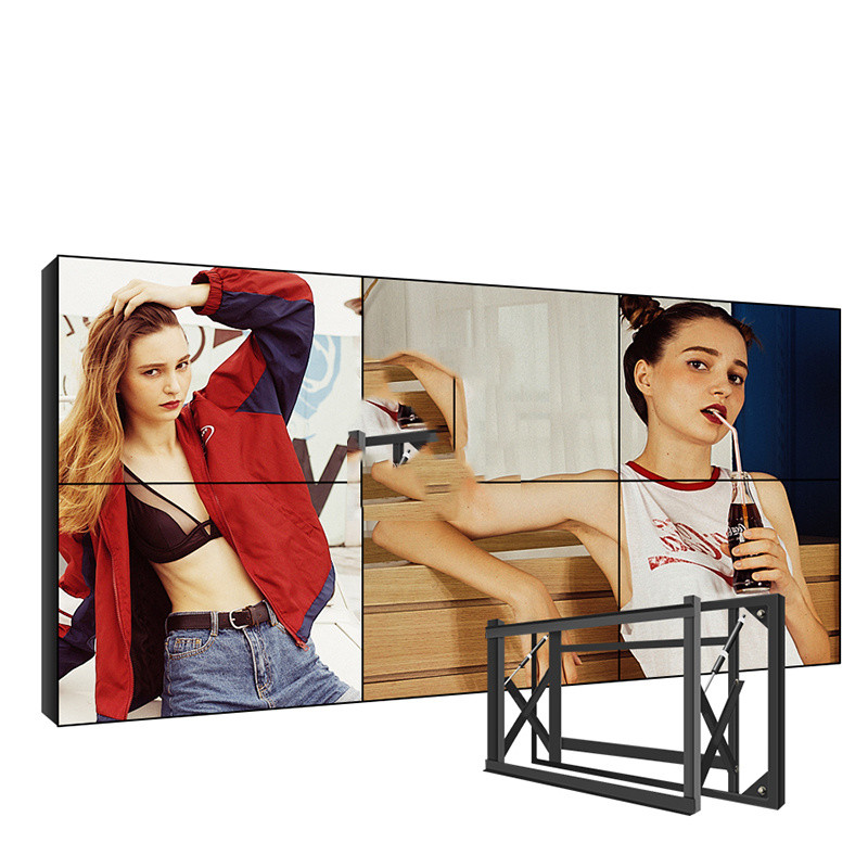 Wholesale Wall Mounted 60000h LCD Video Wall Display Bezel 1.7mm 700 Cd/M2 from china suppliers