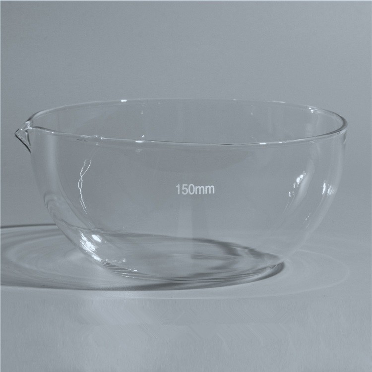 Buy cheap Quality Lab Glassware Evaporating Dish flat bottom with spout Boro 3.3 Glass from wholesalers