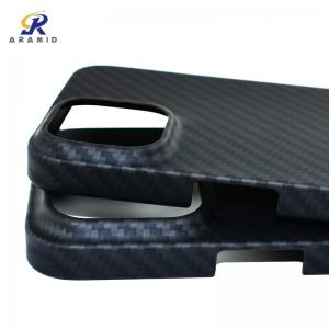 Wholesale Full Cover Protection Black Color Customized Logo Aramid Fiber Phone Cases For iPhone 14 Pro from china suppliers