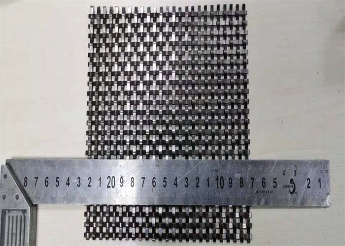 Wholesale Bright Decorative Stainless Steel Architectural Mesh 0.5mm Wire Diameter from china suppliers
