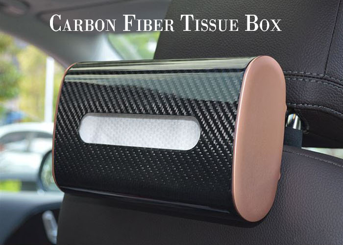 Wholesale Corrosion Resistance Twill Carbon Fiber Tissue Box For Car from china suppliers