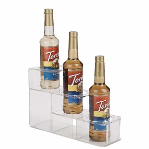 Wholesale Transparent Acrylic Wine Stand Weather Resistant For Syrup Bottle Storage from china suppliers