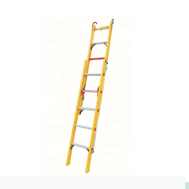Wholesale 12m 15m Safety Fiberglass Step Ladder With EN 131 Certificated Multipurpose from china suppliers