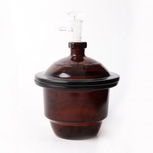 Wholesale Vacuum Desiccator with Porcelain Plate, Amber Glass Brown Glass Laboratory Drying Equipment supplies from china suppliers
