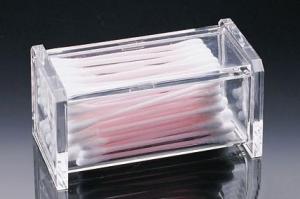 Wholesale Reasonable Price Acrylic Cotton Swab Box With Customer's Design from china suppliers