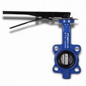 Wholesale Cast Iron Butterfly Valve in Wafer/Lug/Grooved Types, with Resilient Seated/Stainless Steel Shaft from china suppliers