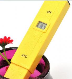 Wholesale pocket Pen Type PH Meter Analyzer Portable LCD Display PH Tester Digital 0.0-14.0ph yellow ph detector from china suppliers