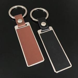 Genuine Leather Bronze Key Chain Customized Personalised Keychain Automotive Key Tag
