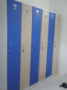 Wholesale 1 Tier Bule Employee Storage Lockers PVC Material With Master Combination Padlock from china suppliers