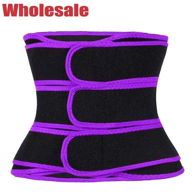 Wholesale Stomach Shaper Belt Power Gym 3 Belts Waist Trainer With Three Straps from china suppliers