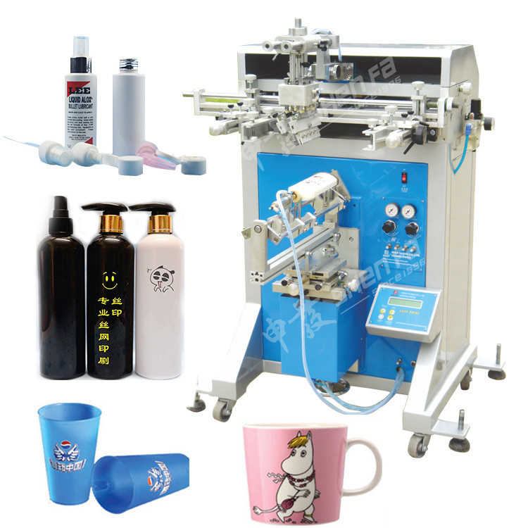 Buy cheap 1 color Semi Automatic Screen Printer Auto Syringe Pet Film Coffee Mug Plastic from wholesalers
