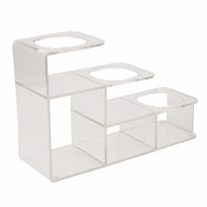 Wholesale Transparent Acrylic Wine Stand Weather Resistant For Syrup Bottle Storage from china suppliers
