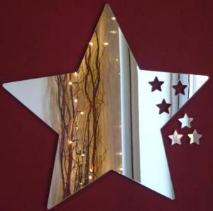 Wholesale Five-pointed Star Shape Acrylic Mirror Sheets With Excellent Service from china suppliers