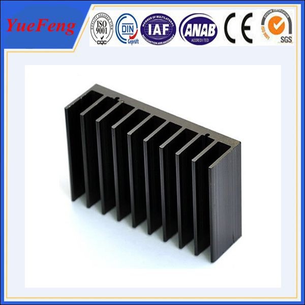 Wholesale Black anodized aluminum extrusion profile supplier, supply aluminum radiator extrusion from china suppliers