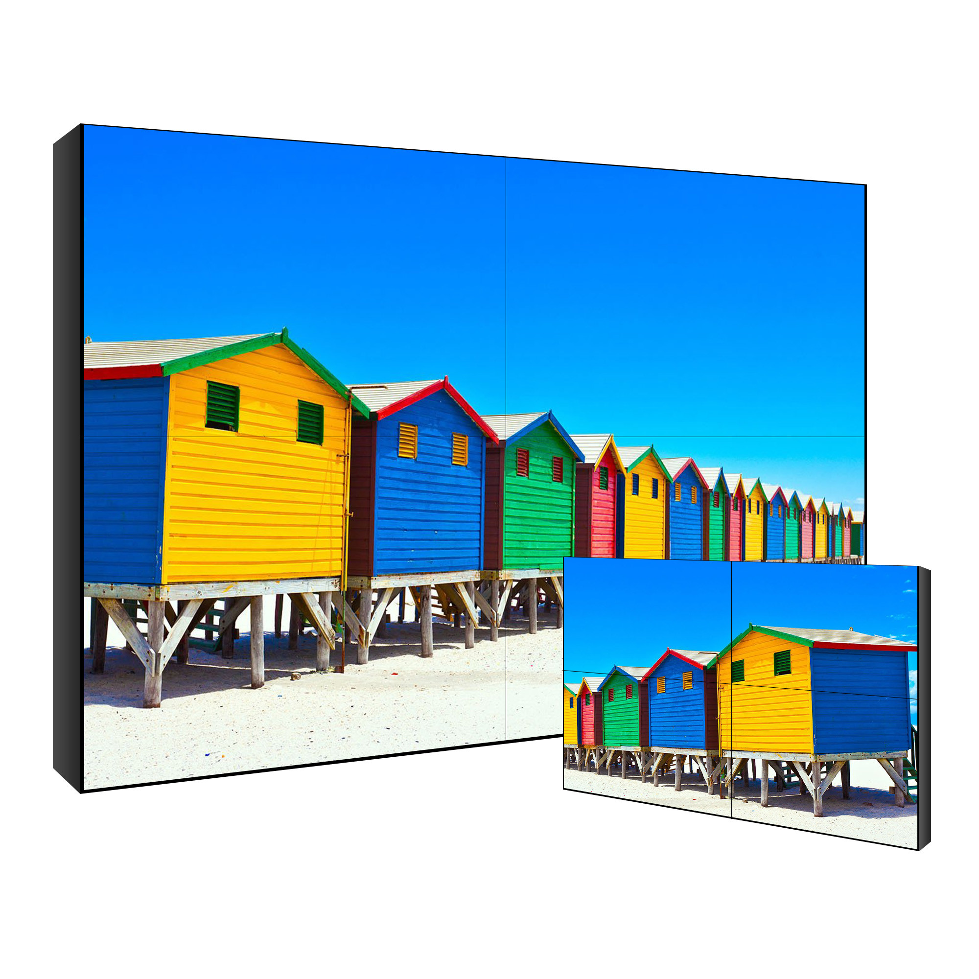 Wholesale P3 High Resolution Smart LCD Video Wall Display LTI550HN11 1920X1080 from china suppliers