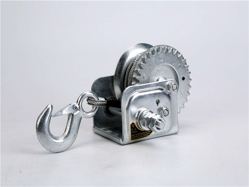 Wholesale 600lbs Heavy Duty Steel Cable Manual Crank Winch For Boat ATV from china suppliers