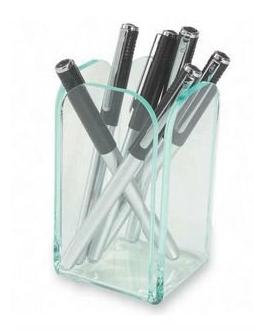 Wholesale High Quality Acrylic Pen Holder With Fashion Shape from china suppliers