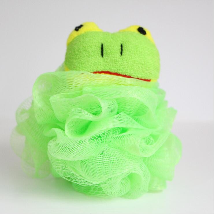 Wholesale Baby animal shaped cloth towel material bath sponge loofah mesh puff shower sponge from china suppliers