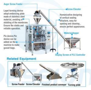 Wholesale LLQ-F 520 automatic vertical packaging machine (screw metering) from china suppliers