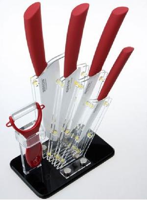 Wholesale Fashion Shape Red Acrylic Knife Block With Quick Delivery from china suppliers