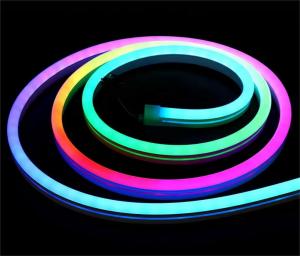 Buy cheap Flexible 6 X 12 RGB Neon Light 12V Flex Silicone Tube Neon LED Strip Light For Bedroom Living Gaming Room from wholesalers