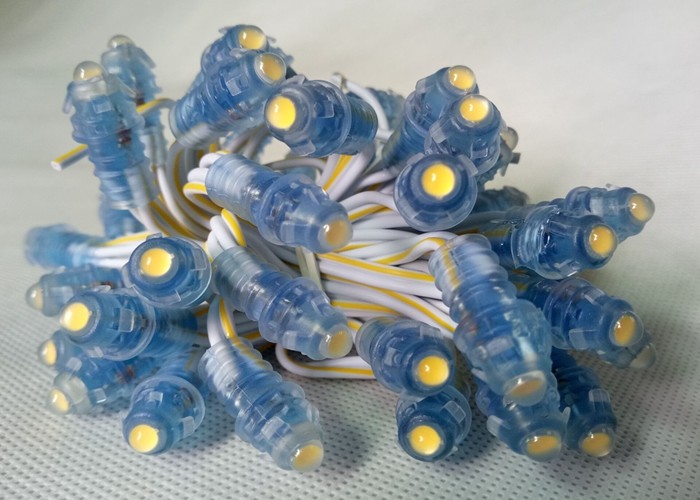 Wholesale Yellow Wtaterproof 0.2W Rgb String Lights , 9mm Single Color Pixel Led Light from china suppliers