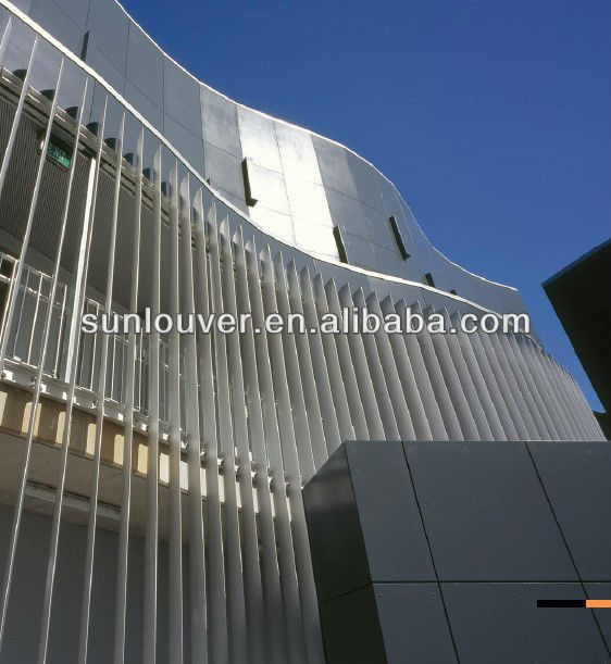 Wholesale Motorized Electric Automatic Aluminum Sun Shade Louvers from china suppliers