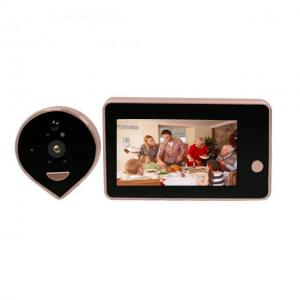 Wholesale Peephole WIFI Video Doorbell Battery Powered With 4.3 Inch High Definition LCD from china suppliers
