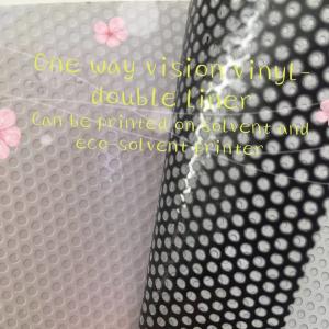 Wholesale Digital Printing Perforated Window Vinyl Sticker Roll 120mic / 140mic / 160mic from china suppliers