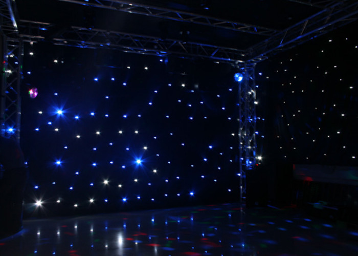 Wholesale Wedding Decoration Led Star Curtain Lights , Led Star Cloth Backdrop DC12V/3A from china suppliers