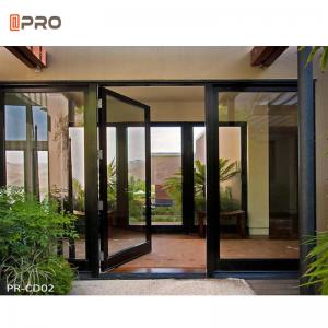 Wholesale Anti Theft  Exterior Aluminum Hinged Patio Door For Shower from china suppliers