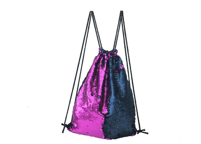 Wholesale Reversible Sequin Sling Backpack Bag Mermaid Colors Drawstring Drawstring Pocket from china suppliers